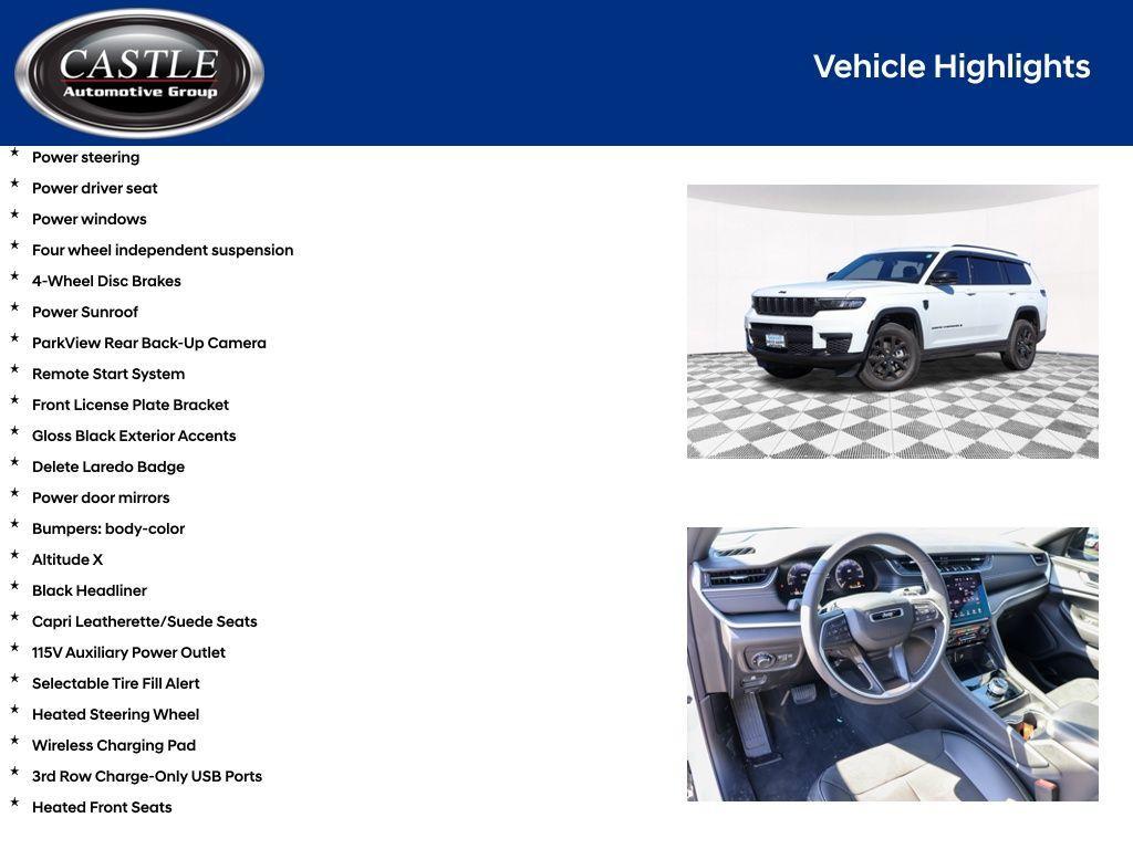 used 2025 Jeep Grand Cherokee L car, priced at $37,123