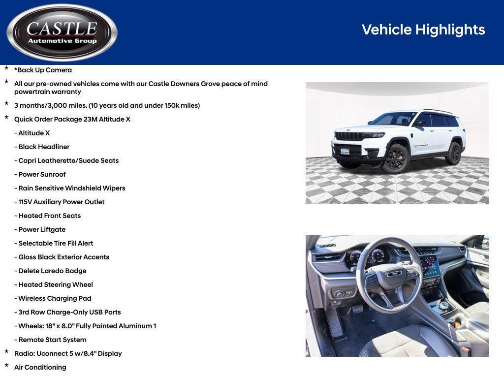 used 2025 Jeep Grand Cherokee L car, priced at $37,123