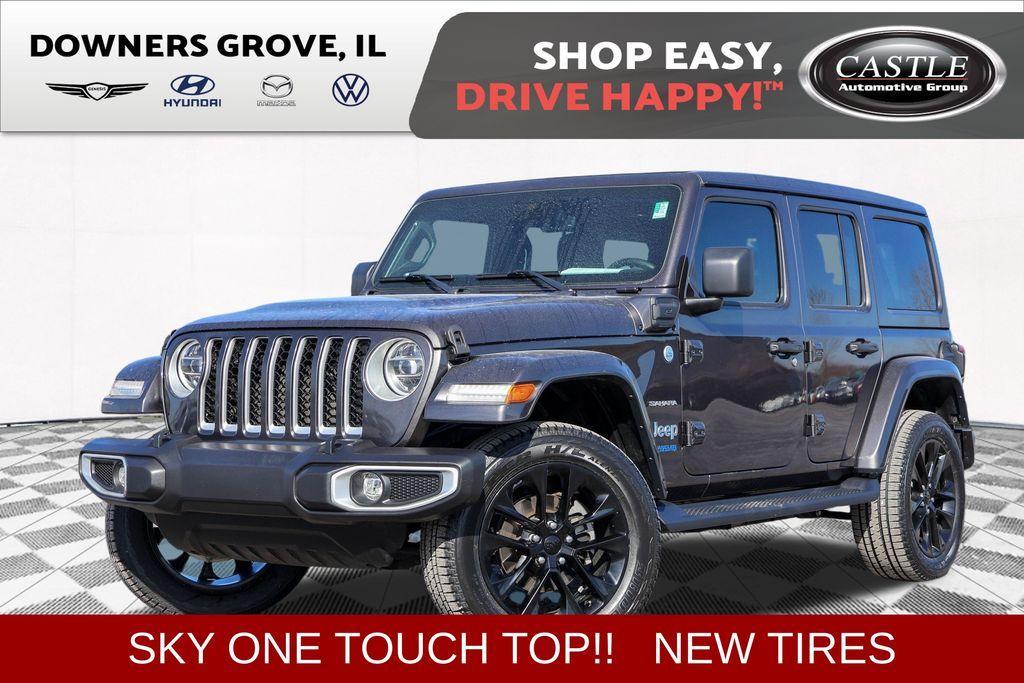 used 2021 Jeep Wrangler Unlimited 4xe car, priced at $32,589