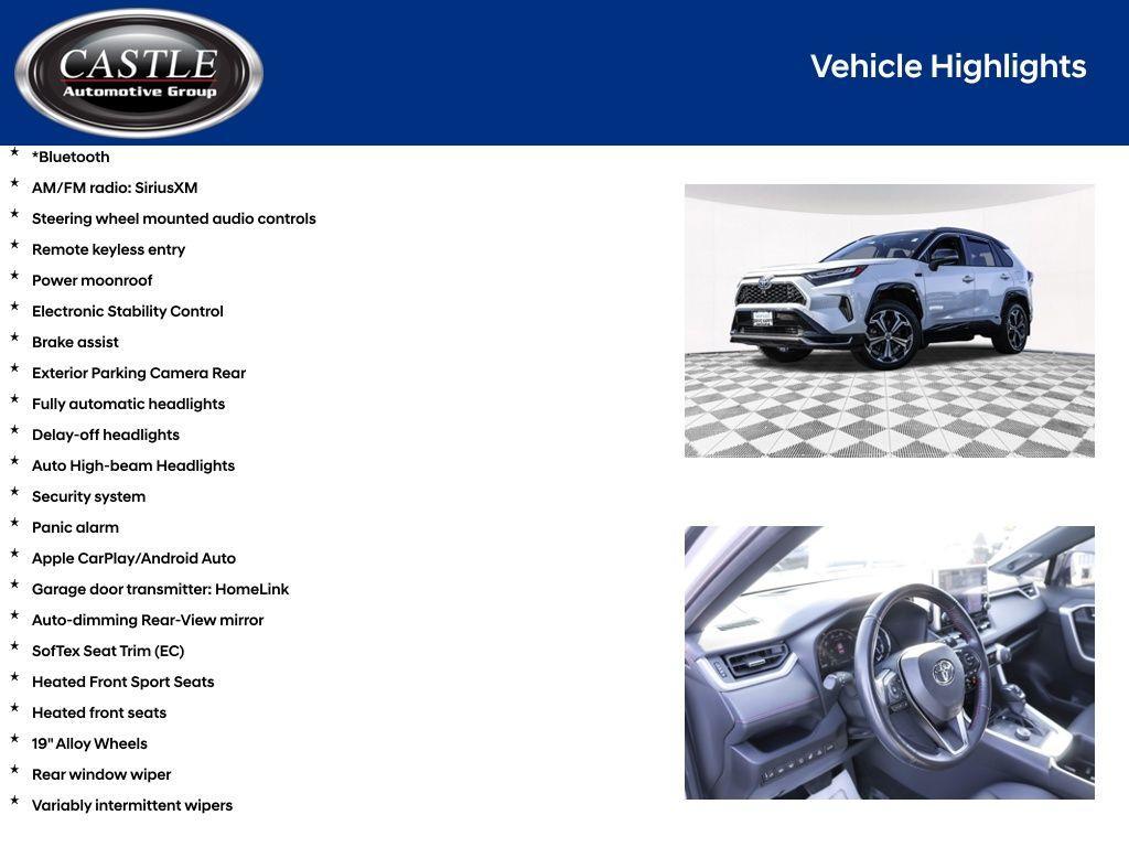 used 2022 Toyota RAV4 Prime car, priced at $28,936
