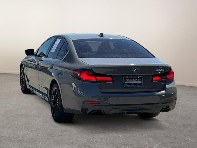 used 2022 BMW 530e car, priced at $32,999