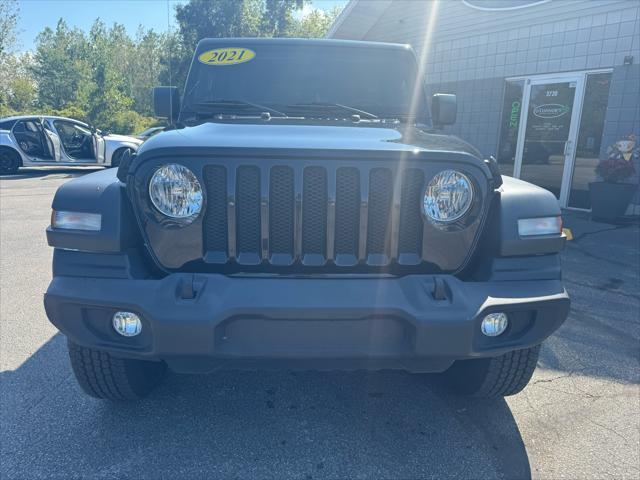 used 2021 Jeep Wrangler Unlimited car, priced at $32,877