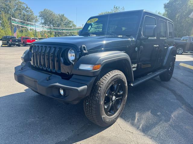 used 2021 Jeep Wrangler Unlimited car, priced at $32,877