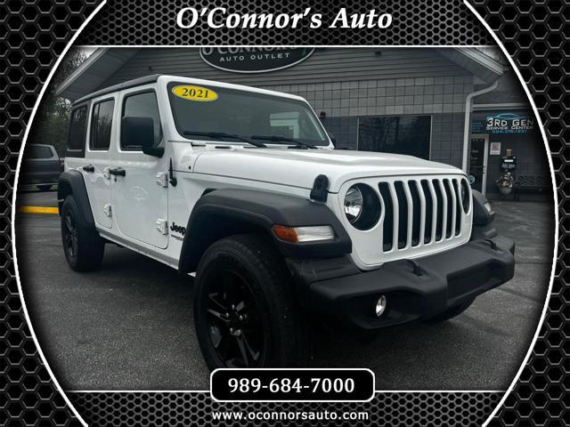 used 2021 Jeep Wrangler Unlimited car, priced at $33,877