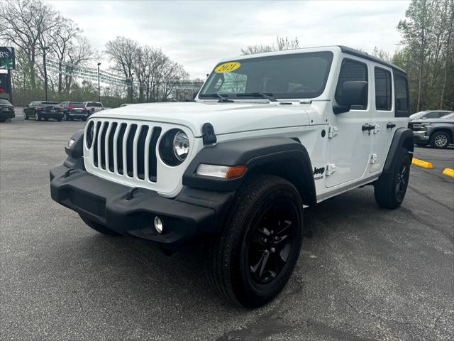 used 2021 Jeep Wrangler Unlimited car, priced at $33,877