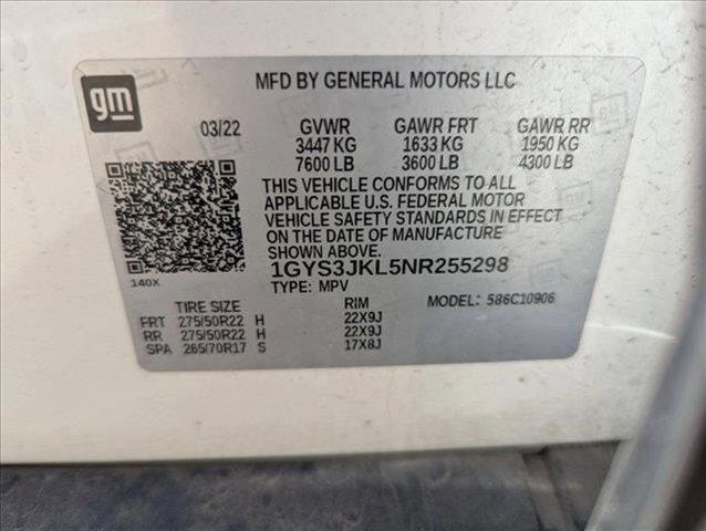 used 2022 Cadillac Escalade ESV car, priced at $46,917