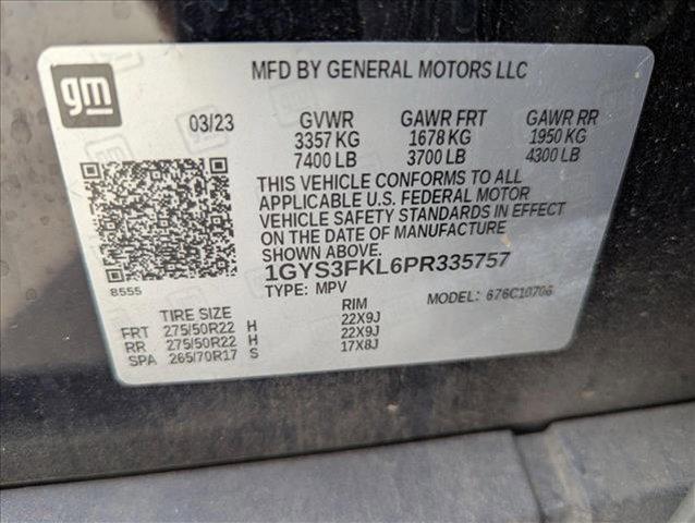 used 2023 Cadillac Escalade car, priced at $84,319
