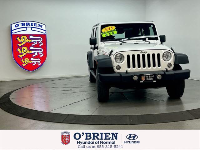 used 2018 Jeep Wrangler JK Unlimited car, priced at $21,500