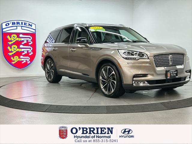 used 2021 Lincoln Aviator car, priced at $30,900