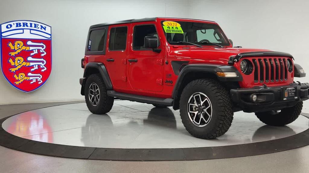 used 2021 Jeep Wrangler Unlimited car, priced at $29,900