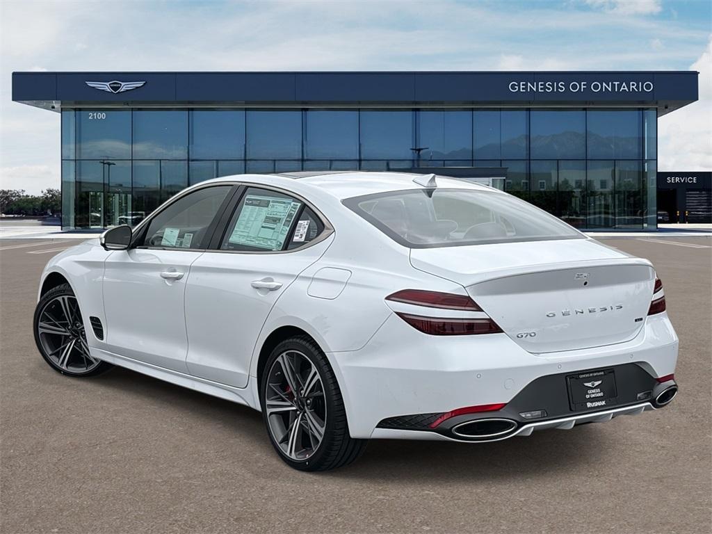 new 2025 Genesis G70 car, priced at $58,070