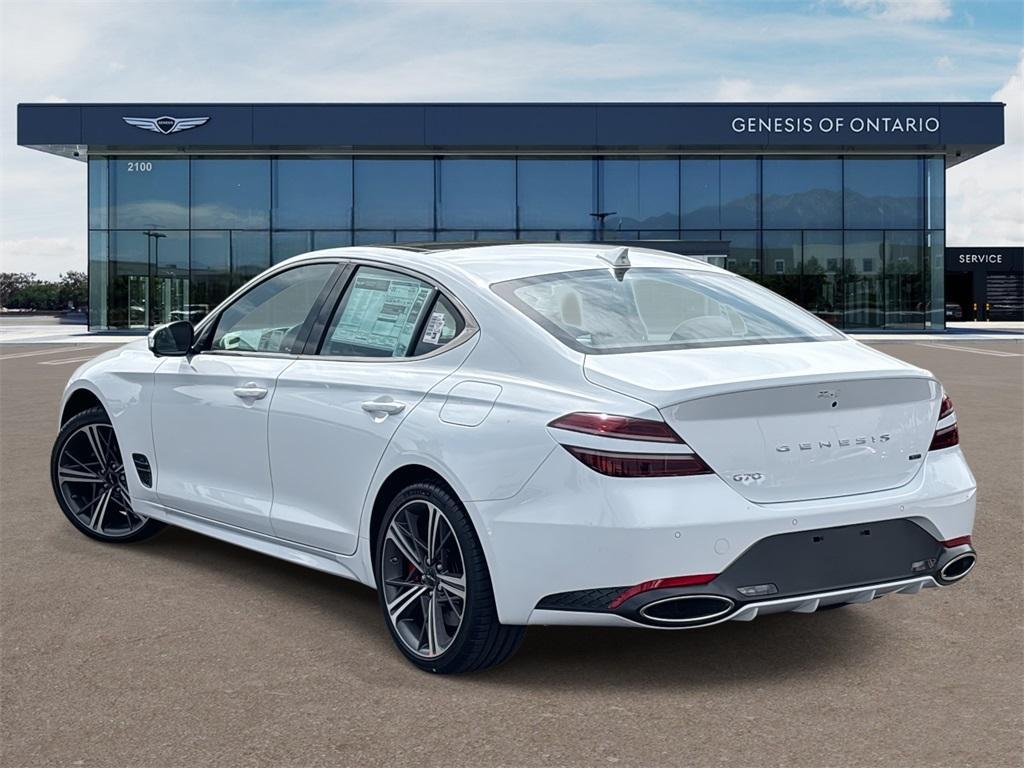 new 2025 Genesis G70 car, priced at $57,245