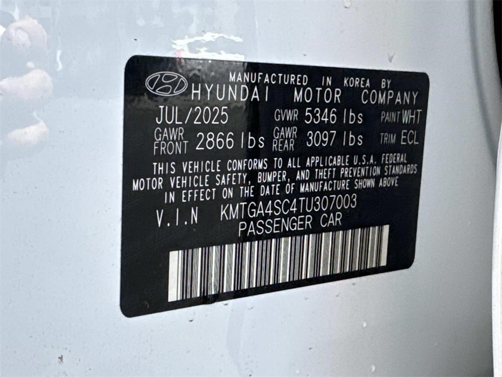 new 2026 Genesis G80 car, priced at $60,435