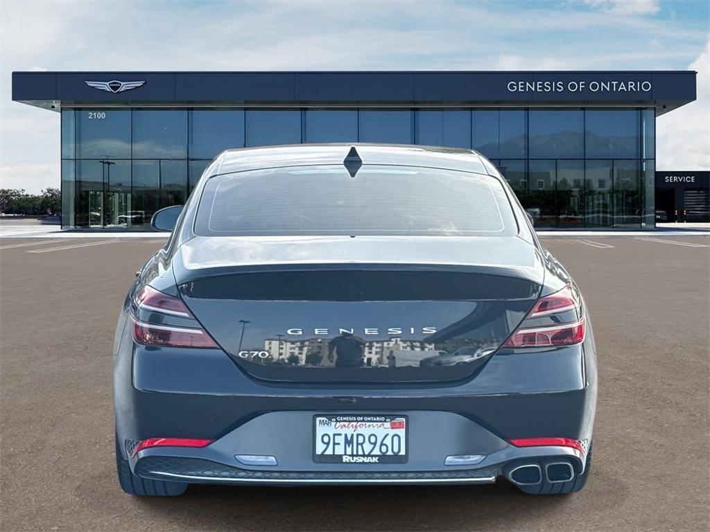 used 2023 Genesis G70 car, priced at $27,661