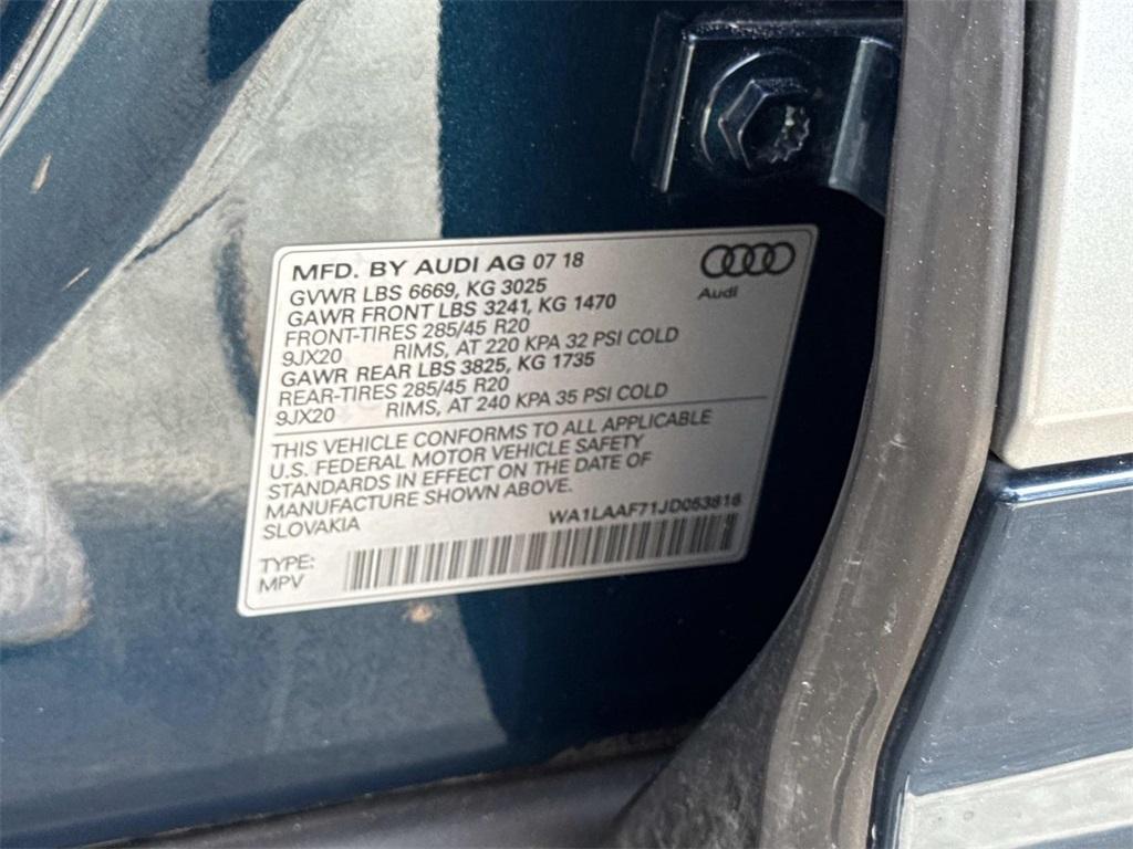 used 2018 Audi Q7 car, priced at $18,382