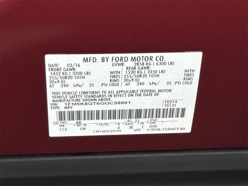 used 2016 Ford Explorer car, priced at $15,242