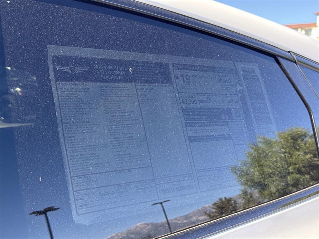 new 2026 Genesis GV80 Coupe car, priced at $91,915