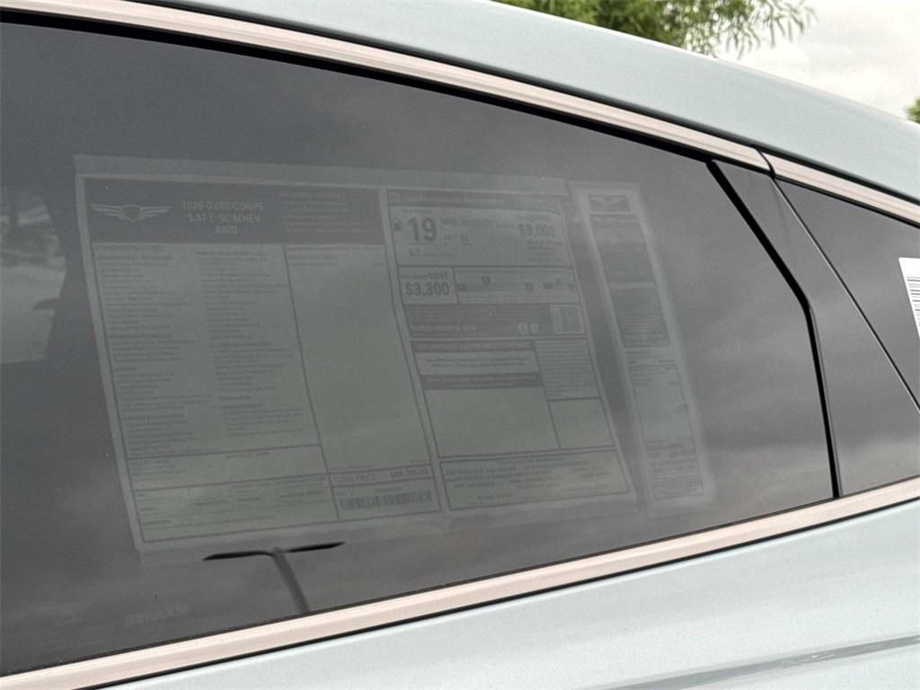 new 2026 Genesis GV80 Coupe car, priced at $89,795