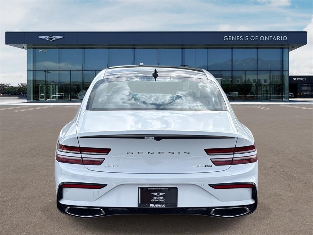 new 2025 Genesis G80 car, priced at $78,835