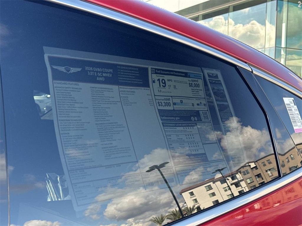 new 2026 Genesis GV80 Coupe car, priced at $90,295