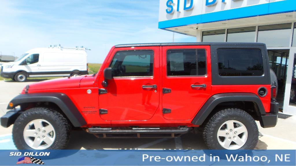 used 2014 Jeep Wrangler Unlimited car, priced at $17,451