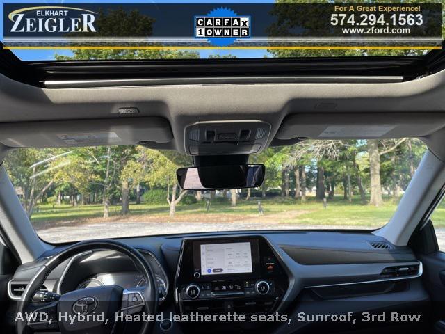 used 2023 Toyota Highlander Hybrid car, priced at $32,000