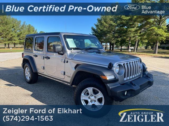 used 2020 Jeep Wrangler Unlimited car, priced at $26,485