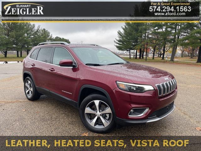 used 2021 Jeep Cherokee car, priced at $25,485