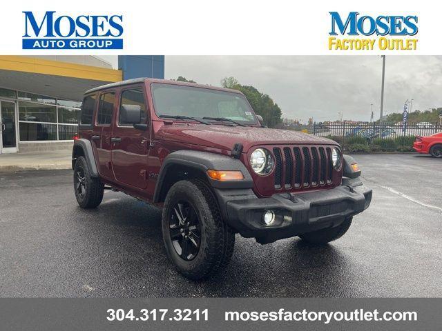 used 2021 Jeep Wrangler Unlimited car, priced at $32,119