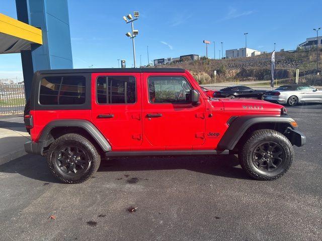 used 2021 Jeep Wrangler Unlimited car, priced at $28,652