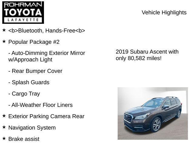 used 2019 Subaru Ascent car, priced at $22,151