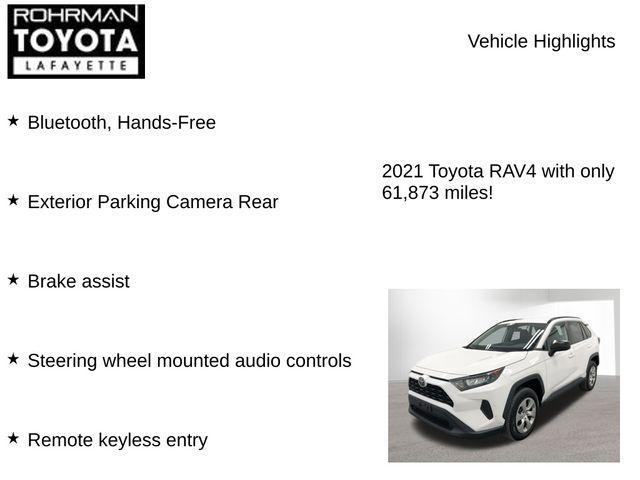 used 2021 Toyota RAV4 car, priced at $22,484