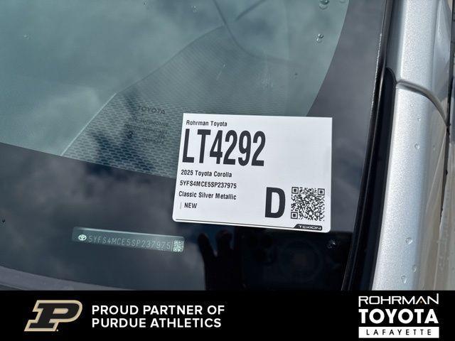 new 2025 Toyota Corolla car, priced at $27,496