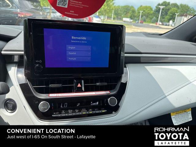 new 2025 Toyota Corolla car, priced at $27,496