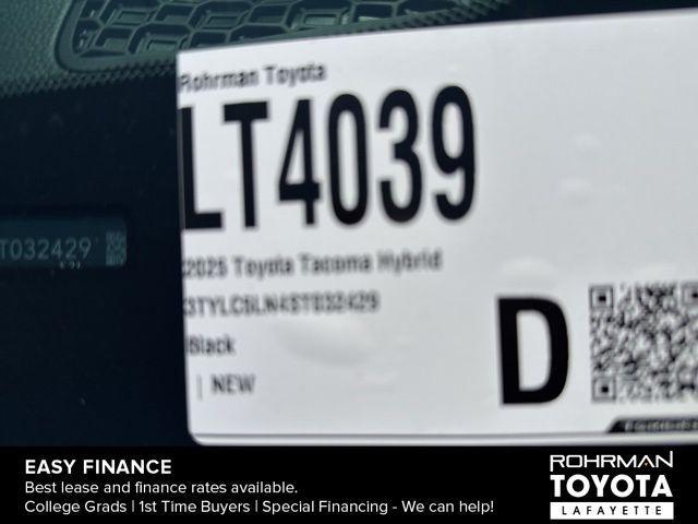 new 2025 Toyota Tacoma car, priced at $51,783