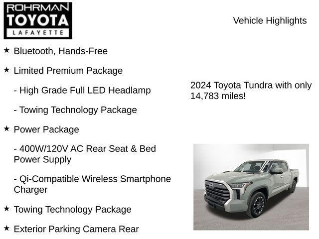 used 2024 Toyota Tundra Hybrid car, priced at $51,392