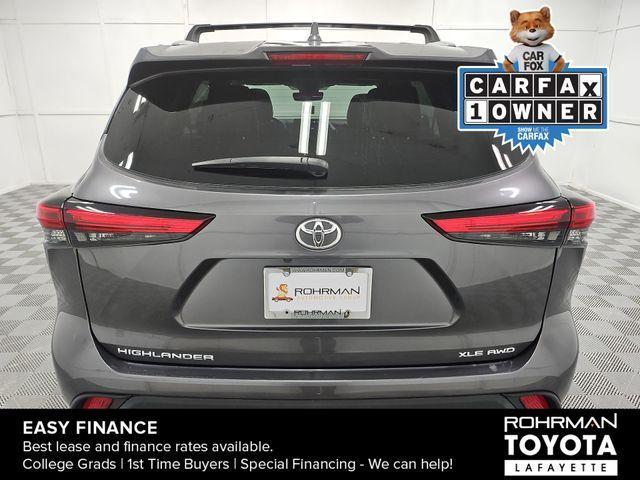 used 2021 Toyota Highlander car, priced at $26,980