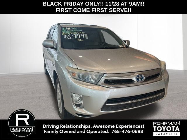 used 2012 Toyota Highlander Hybrid car, priced at $6,999