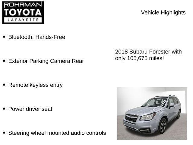 used 2018 Subaru Forester car, priced at $14,392
