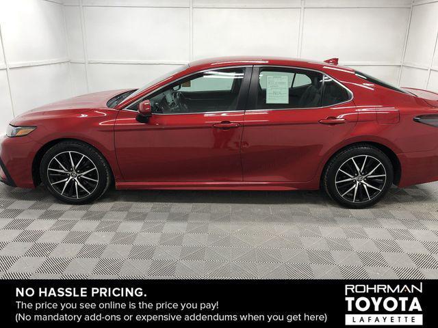 used 2021 Toyota Camry car, priced at $23,120
