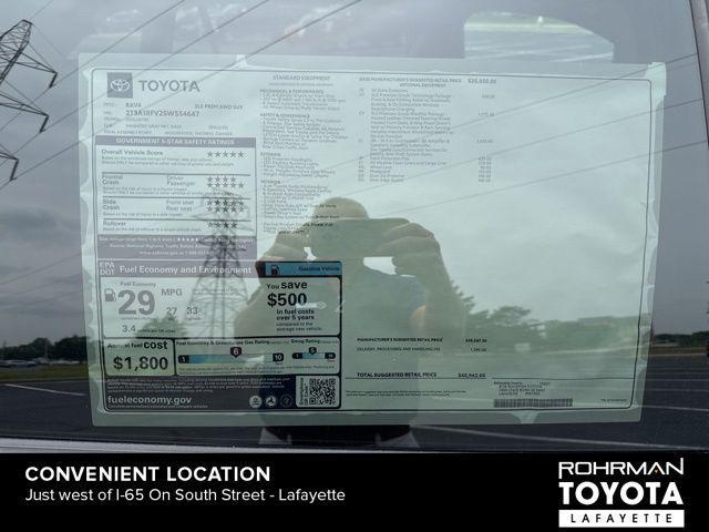 new 2025 Toyota RAV4 car, priced at $40,123