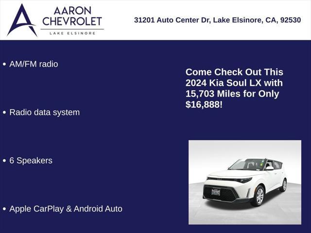 used 2024 Kia Soul car, priced at $16,888