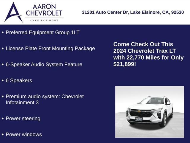 used 2024 Chevrolet Trax car, priced at $21,899