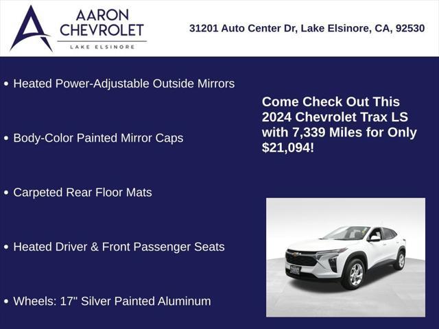used 2024 Chevrolet Trax car, priced at $21,094