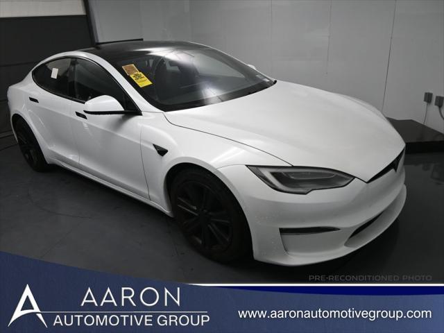 used 2021 Tesla Model S car, priced at $47,221