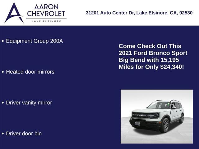 used 2021 Ford Bronco Sport car, priced at $23,888