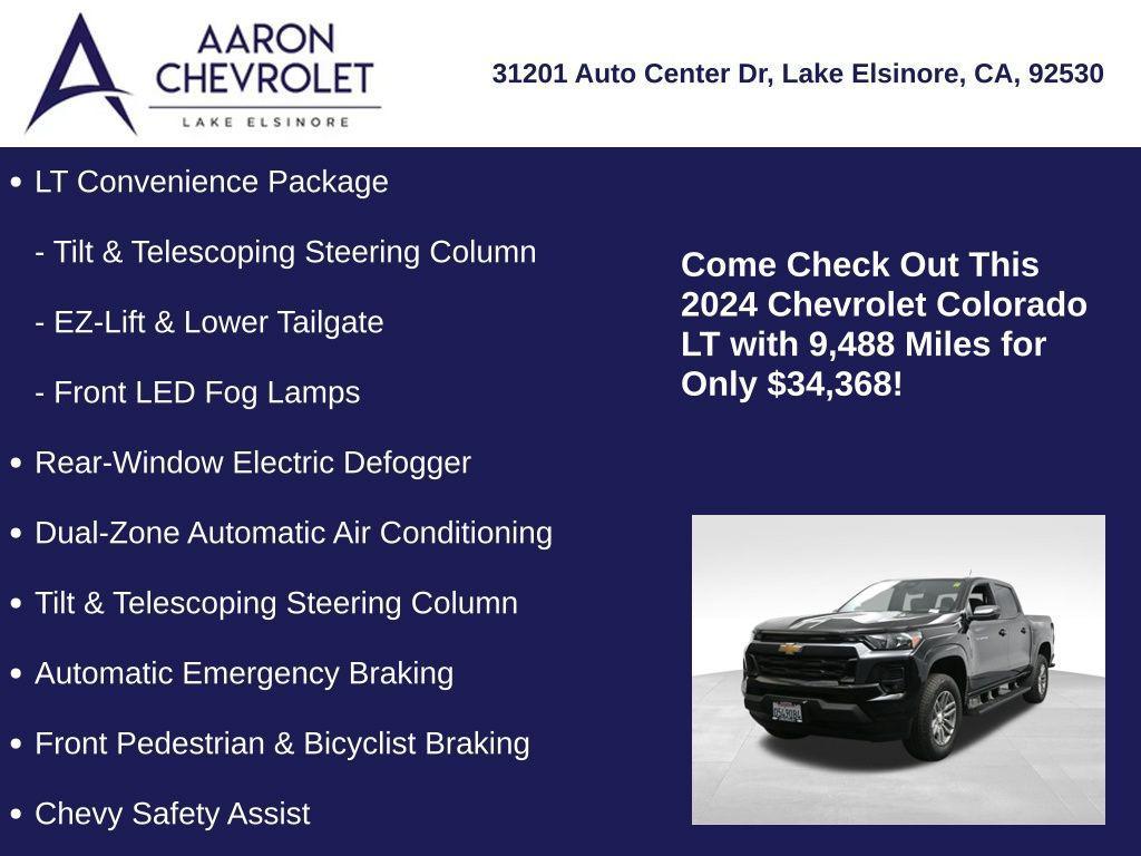 used 2024 Chevrolet Colorado car, priced at $34,368