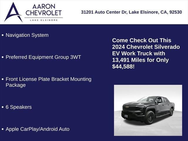 used 2024 Chevrolet Silverado EV car, priced at $44,588