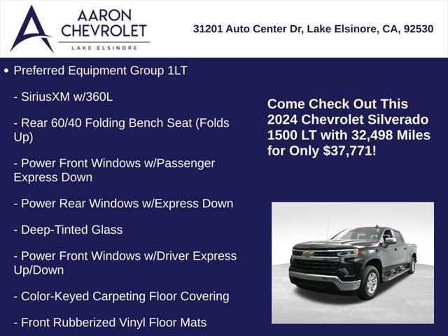 used 2024 Chevrolet Silverado 1500 car, priced at $37,771