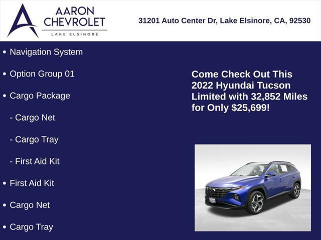 used 2022 Hyundai Tucson car, priced at $25,699